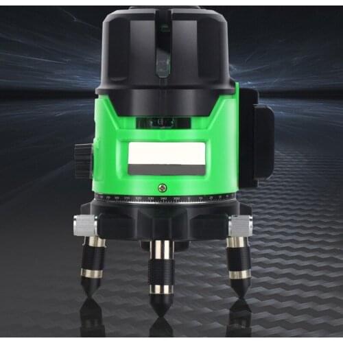 5 Lines 3D Laser Level 360 Adjustable Horizontal Vertical Cross Green Laser Beam Line Level Marker Machine Working Tool Set
