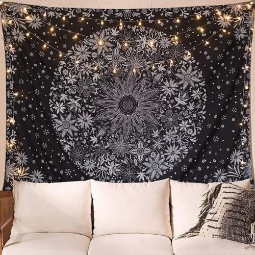 Abstract art Pattern Tapestry Wall Hanging Blanket Camping Tent Travel Mattress Bohemian Home Bedroom Decorating 95cmx73cm