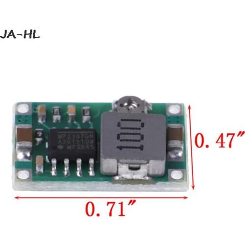 10pcs Mini 360 DC Buck Converter Step Down Module RC Airplane Module 4.75V-23V to 1V-17V LM2596 2A 96% (Highest)
