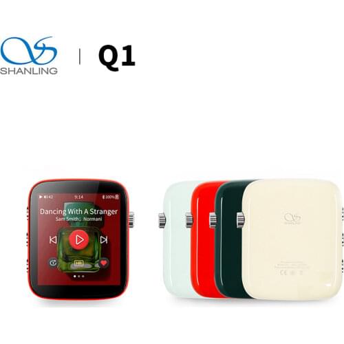 Shanling Q1 Portable Player ES9218P DAC/AMP Two-Way Bluetooth Hi-Res support DSD128 PCM32bit/384kHz LDAC/aptX HIFI DAP MP3 DAC