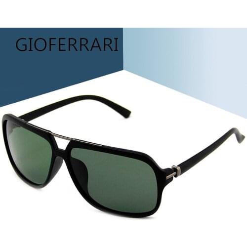 GIOFERRARI luxury fashion womens sunglasses polarized UV400 mens square brand design sunglasses retro men