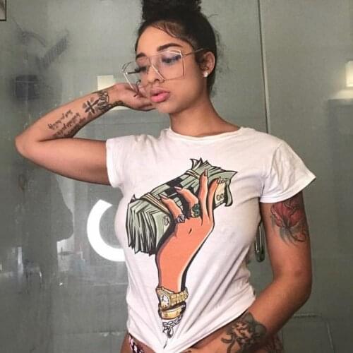 Echoine Summer Short Sleeve Cartoon Printed Tee Shirt Cute Women T Shirt Mujer Tumblr Harajuku O Neck Tee Streetwear New 2021