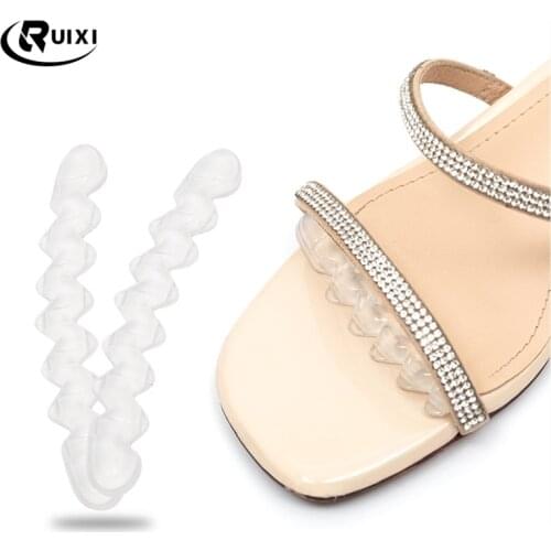 1 pair of gel non-slip sandal insole sticker womens high heels foot self-adhesive sheet pad front palm gel pad