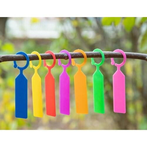 100pcs Garden Plant Hanging Label Tag Waterproof Plastic Seed Name Card Marker Sign Board Multifunction Plant Flower Seeding Tag