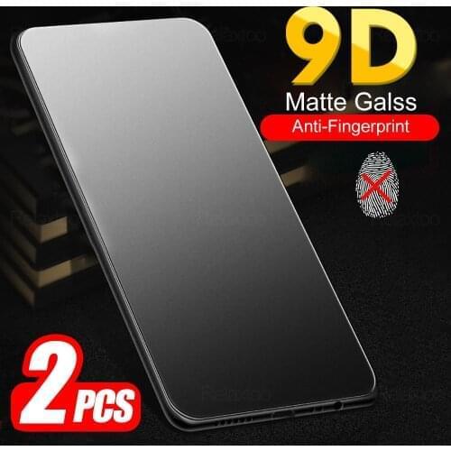 9D 2pcs Matte Protective Glass For Xiaomi Poco F3 Glass Screen Protector Xiomi PocoF3 Poko Poxo Pocco Pocophone F 3 Frosted Film