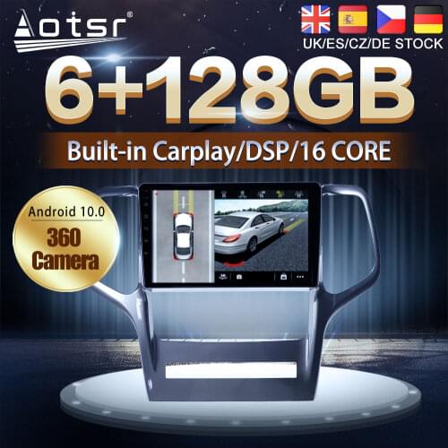 Android 10 128G For Jeep Grand Cherokee WK2 2010 - 2013 Car GPS Navigation Auto Radio Stereo Multimedia Player HeadUnit No 2din