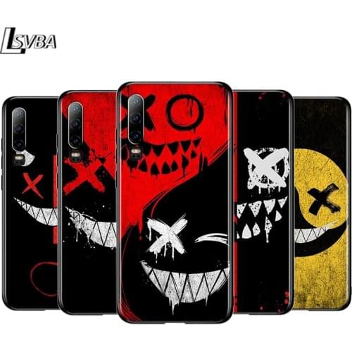 Angel Demon Smiley Yin Yang For Huawei P50 P40 P30 P20 P10 P9 P8 Lite E Mini Pro Plus 5G Phone Case