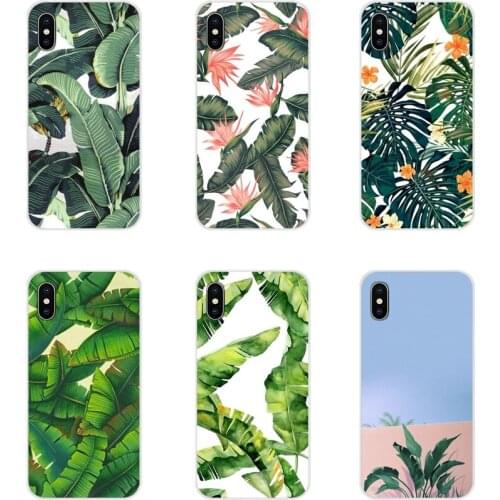 For Xiaomi Redmi Note 6A MI8 Pro S2 A2 Lite Se MIx 1 Max 2 3 For Oneplus 3 6T Accessories Phone Shell Covers Palm tree Leaves