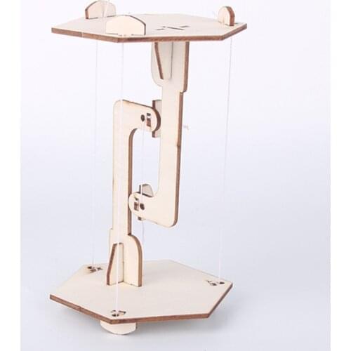 Wooden Anti-Gravity Diy Tensegrity Structure Floating Table Model Toy For Kids Child Gift Building Blocks