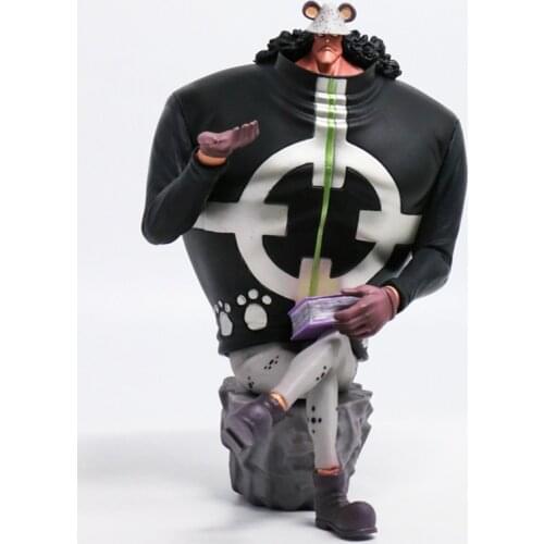 ONE PIECE Action Figure Oka Shichibukai Sitting Posture Bartholemew Kuma Model Toys 15cm