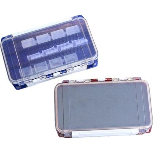 Luya Box Double-sided Multi-purpose Accessory Storage Box Lead Head Hook Fake Bait Soft Bait Set Double-layer Fishing Bait Box