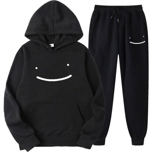 Dream Merch Tracksuit Men Sets Winter Hoodies Pants 2 Piece Set Fashion Hoody Mens Sweatshirt Sporting Joggers Sweatpants Suit