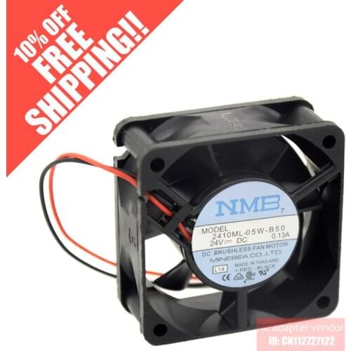 NMB 6025 24V 6cm 6CM Double ball bearing 2410ML-05W-B50 cooling fan