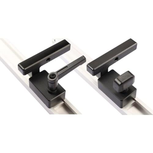 New Miter Track Stop for T-Slot T-Tracks Woodworking Tool Miter Track Stop Router Fence Stop DIY Tools