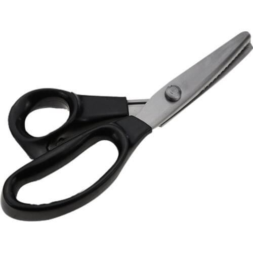 Sewing Scissor Tailor Mini Zig Zag Sewing Cutter Steel Round Dressmaking Cloth Sewing Cutter Accessories 2/3/4/5/7mm 23*8.4 cm