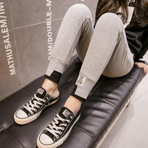 Pregnancy Clothes Cotton Sport Style Maternity Leggings Clothes For Pregnant Women Spring Autumn Ninth Pants