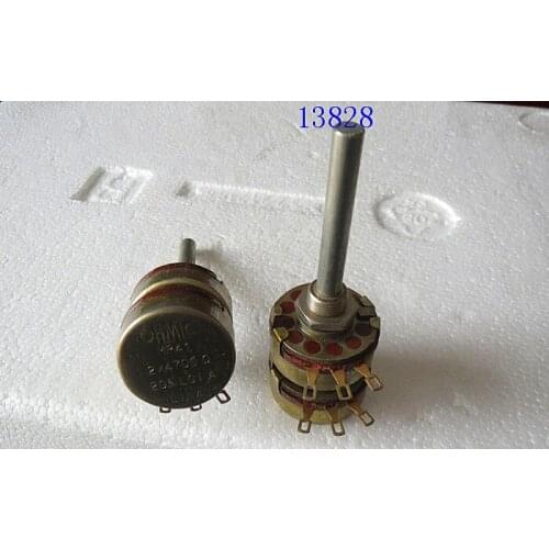 Original new 100% high quality MP41 2x4700R 2x1M dual tube amplifier volume potentiometer handle length 48MM (SWITCH)