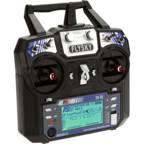 Flysky FS-I6 FS I6 2.4GHz 6CH RC Transmitter Controller FS-IA6 With LCD Display For RC Aircraft Models Quadcopter Glider Drone