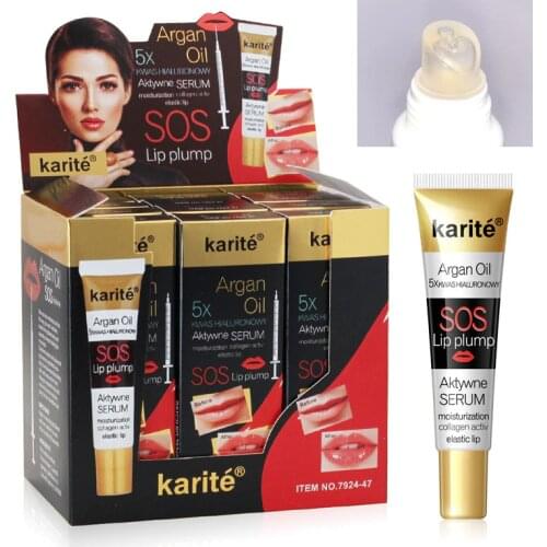 Karite Lip Maximizer SOS Lip Plumper Oil karite Lip Plump Moisturizing Lip Plumper Gloss Argain Oil Serum Moisture Lip gloss