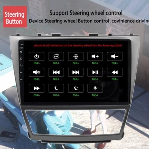 Octa Core 1280*720 2Din Android 10.0 6GB RAM Car DVD For TOYOTA CAMRY AURION v40 2007-11 auto radio with google play