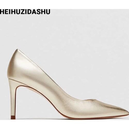 2020 Chic Elegant Women Pumps Solid Color Office Shoes Women Pointed Toe Stiletto High Heels Women Pumps Ladies Shoes