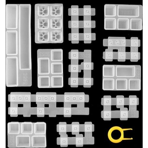 1set Handmade Crafts DIY Mechanical Computer Keyboard Key Cap Silicone Molds Supplies