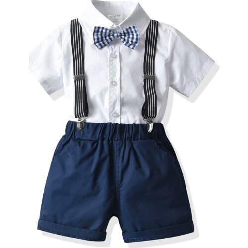 2021 Baby Boys Clothes Formal Children Suit Newborn Tracksuit Baby Boy Costume 4Pieces Costumes For Children For 1-8 Age