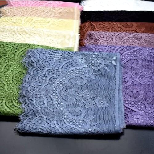 3Meter eyelashes lace, fringe, clothing accessories diy decoration 18cm wide lace