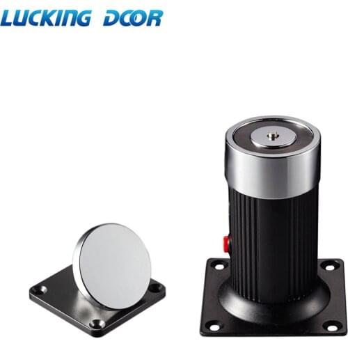 50kg Magnetic Suction Electromagnetic Lock Extended Wall Mount Door Holder Fire Doors Electromagnetic Door Suction
