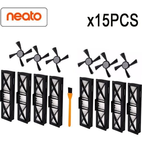 8X HEPA Filter 6X side brush for Neato Botvac D3 D4 D5 D6 D7 D70 D75 D80 D85 Connected Botvac 75e 80 85 Replacement parts brush