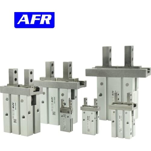AFR Brand SMC TYPE Parallel Style Air Gripper Cylinder MHZ2-6D 10D 16D 20D 25D 32D 40D Double Acting Air Gripper Cylinder
