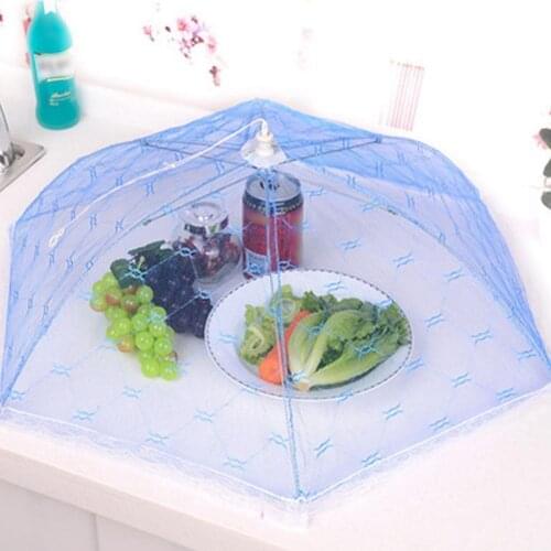 1pcs Portable Umbrella Style Food Cover Anti Mosquito Lace Gadgets Cover Tools Table Kitchen Cooking Cover Using Home Meal X3O1