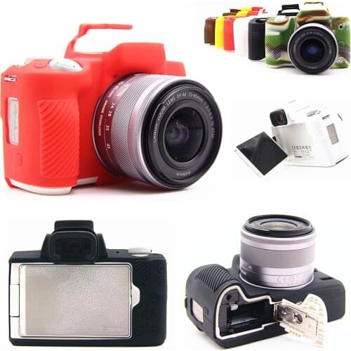 Soft Silicone Armor Protective Skin Case Body Cover for Canon EOS M50 Mark II M50MK2 M50II Digital Camera