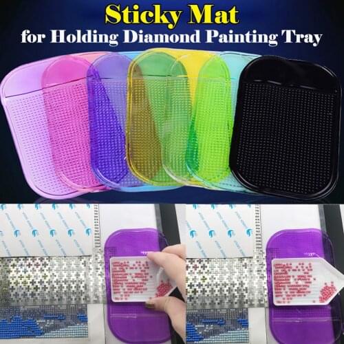 DIY Diamond Painting Diamond Embroidery Accessories Sticky Mat to Hold Drill Plate Tray DIY Tools Diamonds Tray Holder Gifts