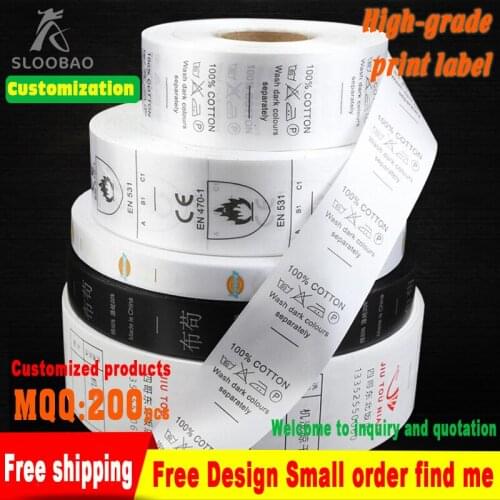 Custom Apparel&Accessories custom clothing care labels products,garment accessories clothing wash printed labels