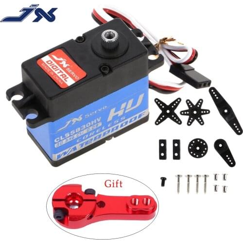 JX CLS5830HV 30KG 6-8.4V High Voltage Waterproof Coreless Digital Servo For 1/10 RedCat HPI Baja 1/8 RC Car Crawler Buggy Toy
