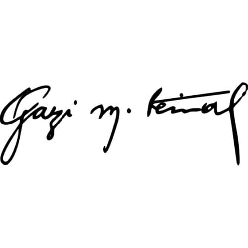 Creative Turkey Founder Mustafa Kemal Ataturk Car Stickers Accessories Vinyl PVC Motorcycle Windshield Car Styling Decal