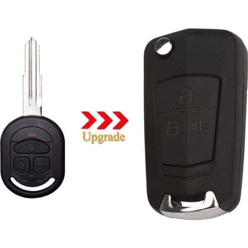 Kutery 10pcs/lot 3 Buttons Modified Remote Car Key Shell Case Fob For Chevrolet Lacetti Optra Nubira Vehicle Pocket Alarm