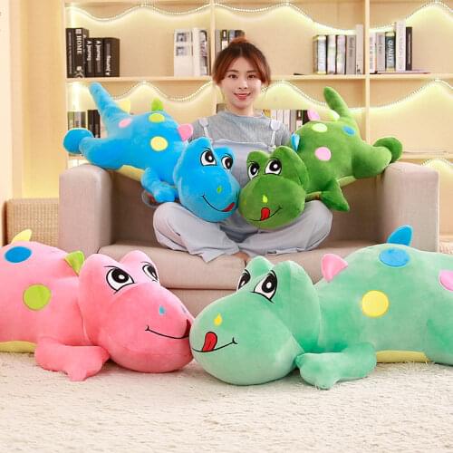 New Arrive 60-110CM Long Neck Dinosaur Plush Toys For Children Stuffed Animal Pillow Cushion Cartoon Cute Dolls Kids Gift