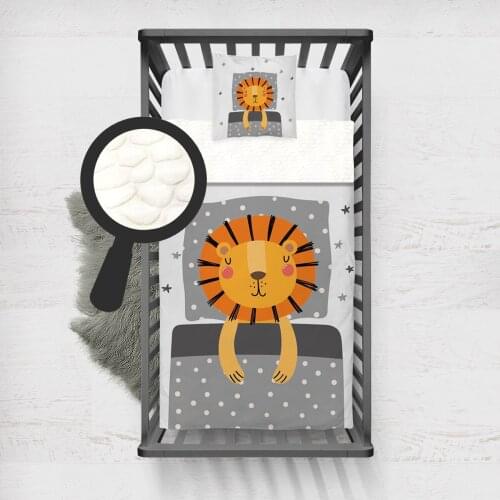 Kids Minky Blanket Super Soft and Warm Baby Blankets Children for Couch and Sleeping Bed Lions Dark Blue Model 109