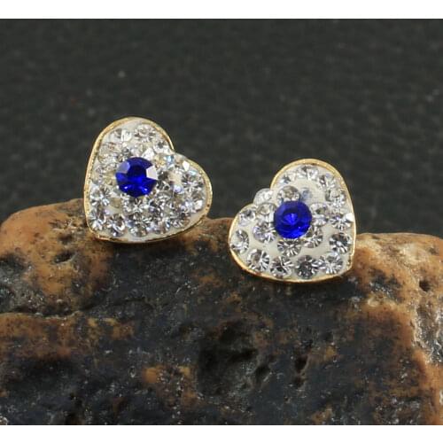 Fashion Heart Stainless Steel Jewelry Stud Earrings For Woman & Girl Party Gift Free Shipping Joyas Store ERYZ064