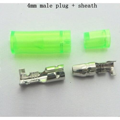 50 Sets plug joint of the bullet head and the female electric wire can be inserted and connected to the connector inserting