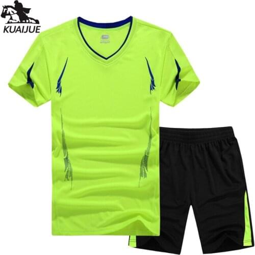 Tracksuit men Set size 7XL 8XL 9XL Mens 2 pieces Sets Summer New casual Clothing Fitness Tracksuits Splicing Short Sleeve Set