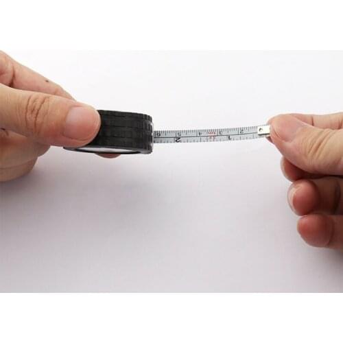 Steel Tape Measure Blank Keychain with Key Ring Heat Transfer Keychain for Christmas Valentine Graduation Present