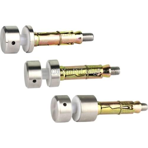 10PCS 304 Stainless Steel Solid Glass Standoffs Pin Decoration Advertising Nail Glass Stairs Handrail Screw Accessories GF111