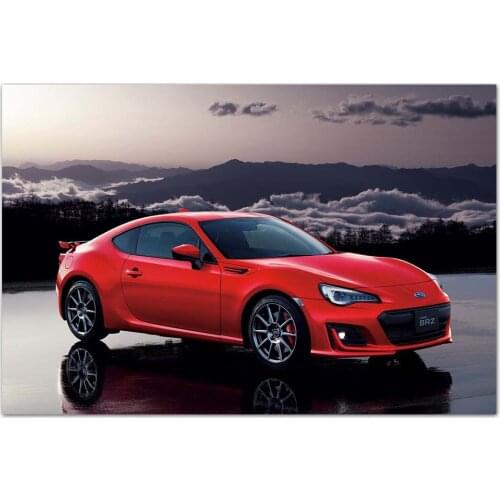 Subaru BRZ GT Car Photo Wall Art Posters Canvas Print Modern Painting for Home Decor