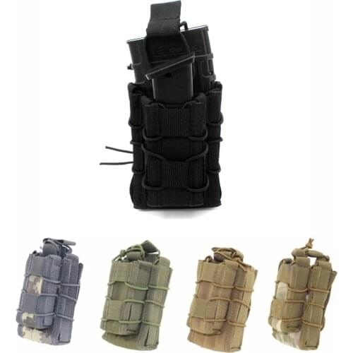 Tactical Molle Magazine Pouch Bag for Double Layer Storage Bag Airsoft Tactical AK 7.62 M4 5.56 Rifle Hunting Accessories