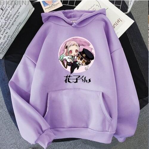 Hot Anime Toilet-Bound Hanako Kun Hoodie Sweatshirt Men Women Hooded Long Sleeves Print Pullovers Unisex Hip Hop Regular Clothes