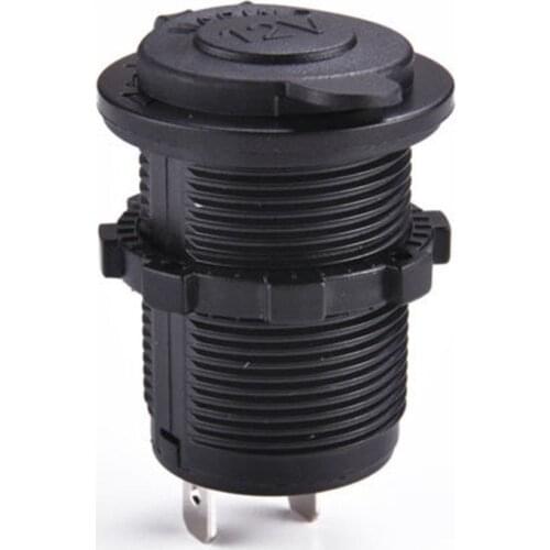 Universal 12V Automobile Motorcycle Pedestal Car Boat Motorbike Cigarette Lighter Socket Plug Outlet Waterproof