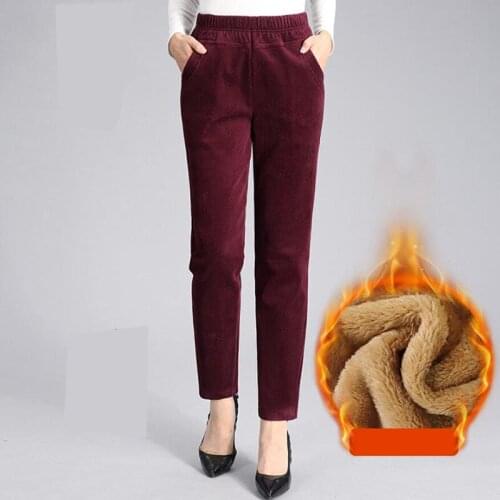 VGVYJLGFV Women's Corduroy Trousers